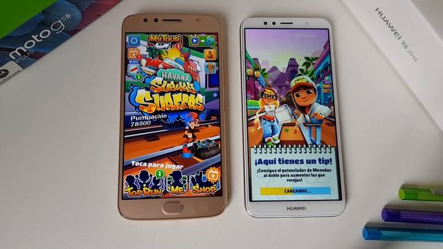 Huawei Y6 2018 vs Moto G5S PLUS - Speed Test en Español смотреть онлайн