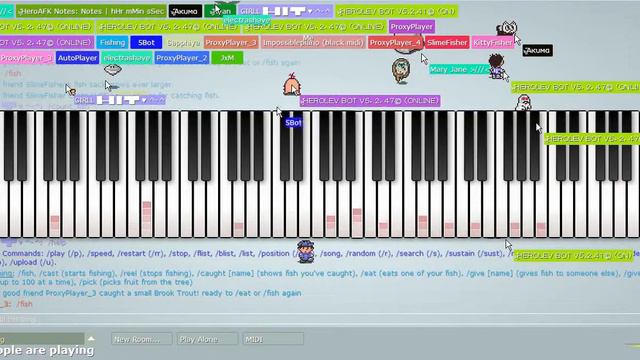 Jingle bells 117K notes on Multiplayer piano смотреть онлайн