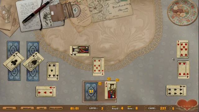 Royal Challenge Solitaire Game on Daily1Game смотреть онлайн
