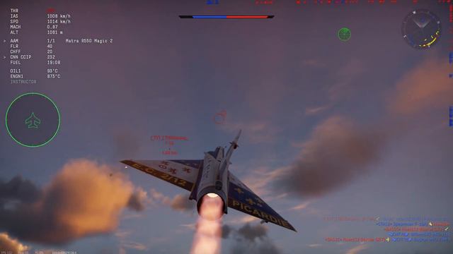 Mirage 2000 Gameplay w/ Intense Harrier GR.7 1v1 | War Thunder смотреть онлайн