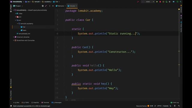 Java Static Initializer Block смотреть онлайн