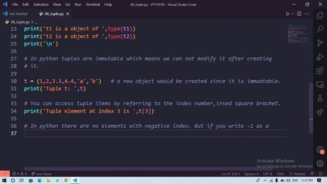 Tuple and its different methods in Python | Python Programming Language Tutorial | MR SQUARE V0064 смотреть онлайн