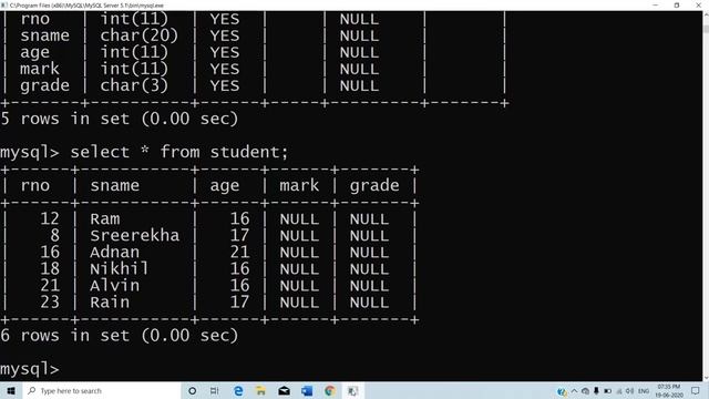 CS12 Chapter 03 Python Interface with MySQL Video 05 SQL Data Management Types of Queri смотреть онлайн