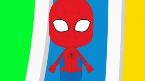 CANCIÓN CINCO BEBÉS 🎵🕷️ Con hombre araña y sus amigos