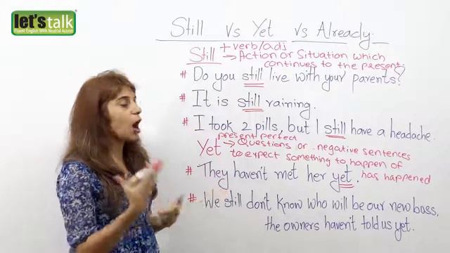 Adverbs those often cause difficulty still, yet, and already English Grammar lesson смотреть онлайн