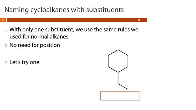 Nursing Chem - Organic Properties Part 4 - Cycloalkanes & Multiple Substituents смотреть онлайн