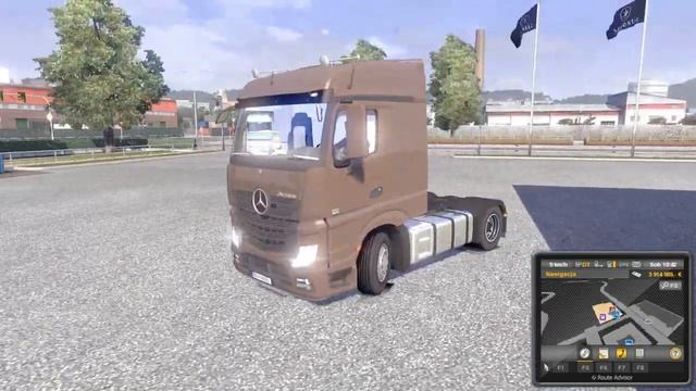 Actros MPIV Streamspace v2 ETS 2 Mod + Download смотреть онлайн