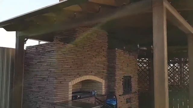 Красивая деревянная беседка под старину в Ростове на Дону компании ...Мир Навесов... навесы,террасы смотреть онлайн