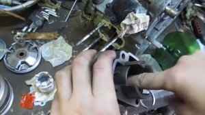 Сборка поршневой двигателя Yamaha JOG 3KJ