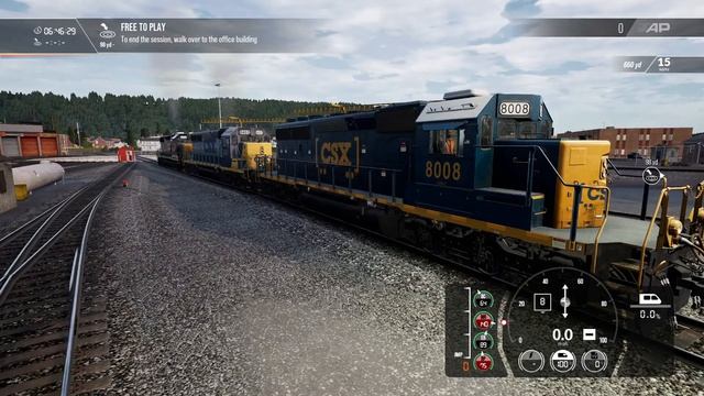 Train Sim World 2: Load Test From 2 CSX SD40-2 Locomotives & A Single CSX GP38-2 Locomotive смотреть онлайн