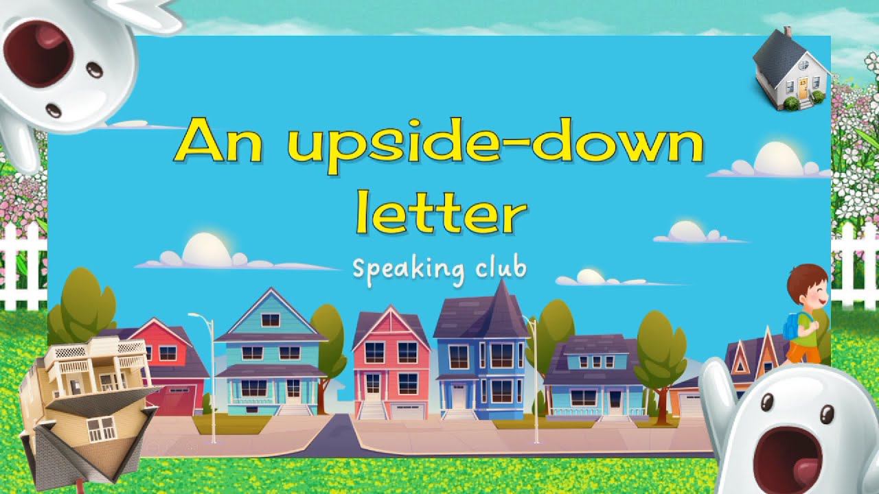 RED School online: Speaking club "An upside-down letter"
