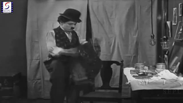 Charlie Chaplin - His New Job - Funny Silent Comedy Film (1915) | HD | Charles Chaplin, Ben Turpin.