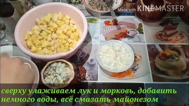 ЧТО ПРИГОТОВИТЬ НА УЖИН? Картошка с курицей и грибами в горшочках смотреть онлайн