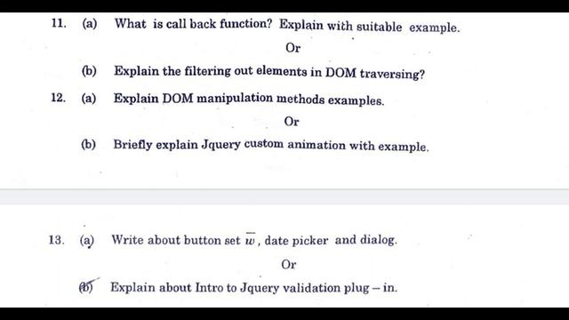 Advanced JavaScript (Computer cluster) | Degree 6th sem 2020 QP Explaination | SK University смотреть онлайн