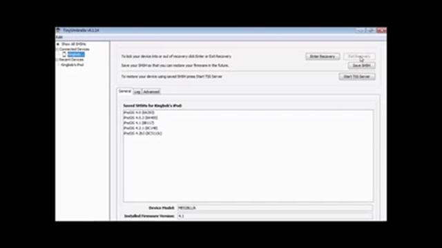 TinyUmbrella Tutorial // Iphone shsh blob " Download " смотреть онлайн