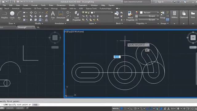 Autocad Mechanical In Hindi || 2D Drafting || Line || Polyline || Circle, Lesson -1 смотреть онлайн