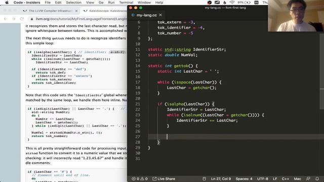LLVM Tutorial #2: Lexer смотреть онлайн