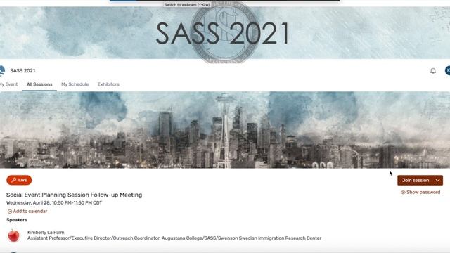 SASS 2021: Hosting a Virtual Panel смотреть онлайн