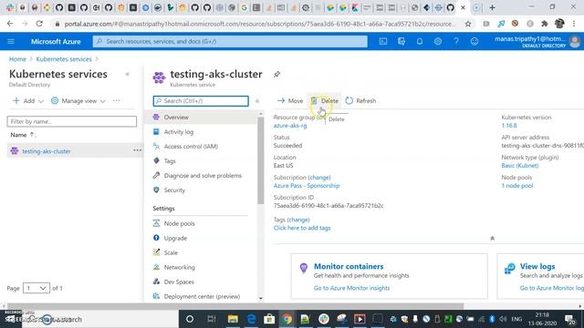 How to Delete An AKS Cluster #AKS #Azure #devopspracticals #devops #cloud #containers #k8s смотреть онлайн
