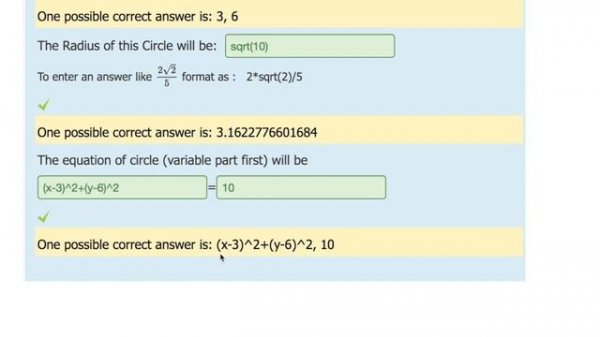 Moodle Plugin -  Formulas -  Examples