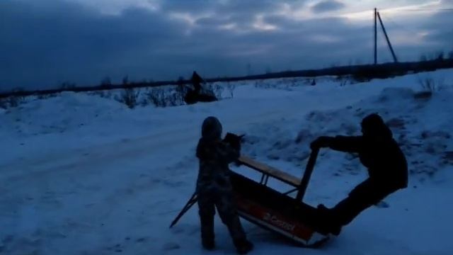 Ярославль Петровское буран дети покатушки