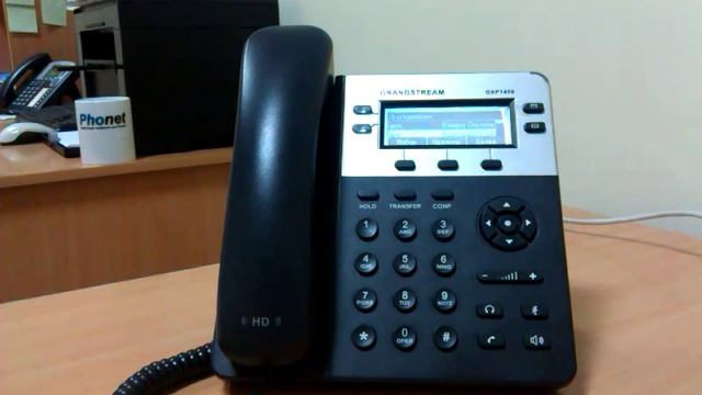 Как просмотреть пропущенные звонки на телефоне Grandstream 1400/1450 смотреть онлайн
