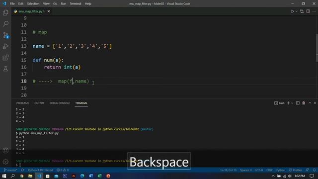 Python for beginners 46 : Enumerate Map and Filter Function смотреть онлайн
