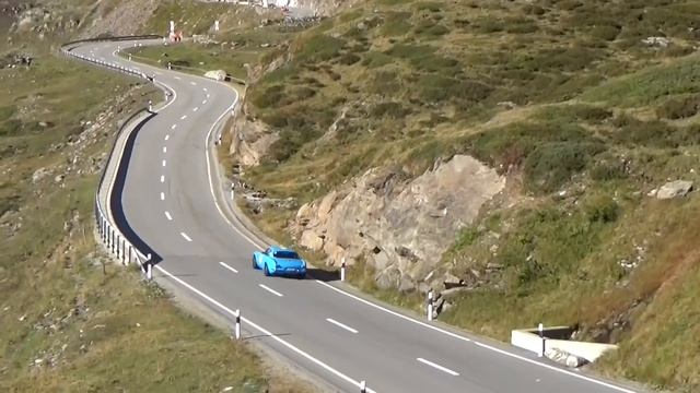 Volvo P1800 Cyan Restomod  - Hill Climb With 420hp