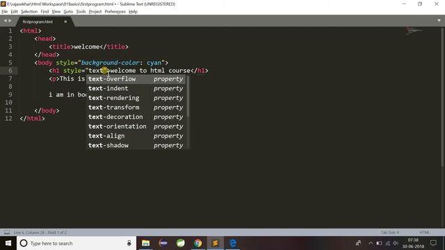 #3 HTML5 Tutorial For Beginners Styles смотреть онлайн