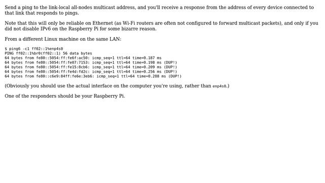 Raspberry Pi: How to find out my Raspberry Pi IPv6 address in local area network? (4 Solutions!!) смотреть онлайн