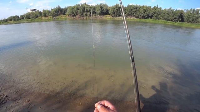 Рыбалка со спиннингом в городе . Затон Лампочка . смотреть онлайн