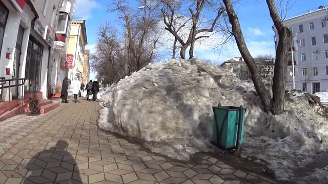 Комсомольск-на-Амуре 16 марта 2022 года. Улица Ленина. Прогулка по центру города. Весна. КОМСОМОЛЬС смотреть онлайн