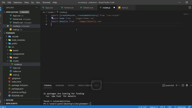 Vue router Vite (Vue.js 3), Parte 3 смотреть онлайн