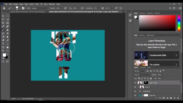 Text Effect in Photoshop | Typography text effect смотреть онлайн