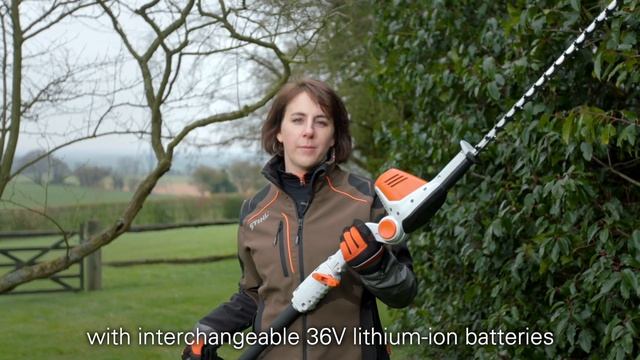 STIHL HLA 56 Cordless Long Reach Hedge Trimmer | STIHL GB смотреть онлайн