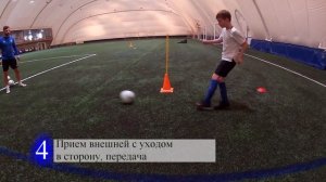 ОСНОВНЫЕ упражнения на ПРИЕМ МЯЧА в ФУТБОЛЕ, для детей 6,7,8,9 лет