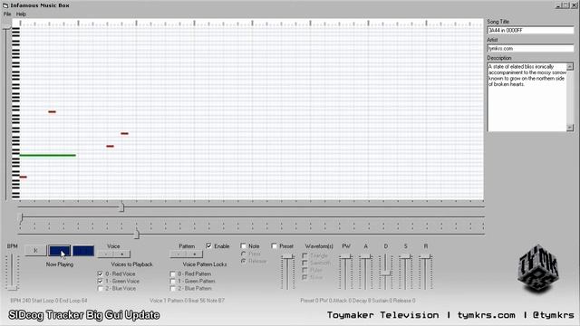 Tymkrs Propeller ASC SIDcog Tracker Prototype Big Gui Update смотреть онлайн