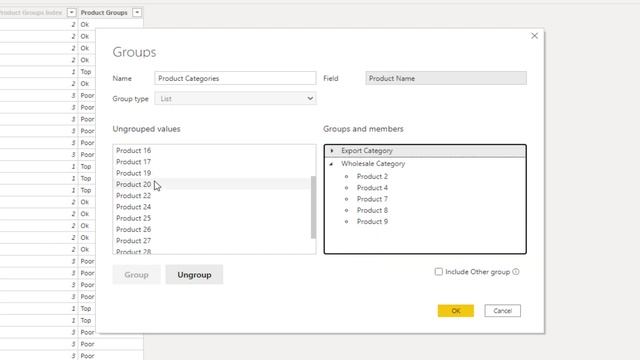 How To Create Custom Dimensions And Groups To Your Filtering Tables Fast In Power BI смотреть онлайн