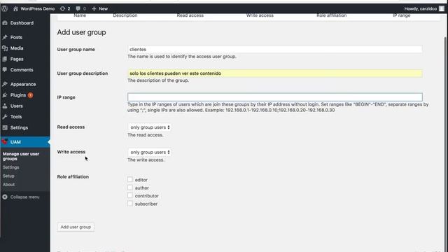 User Access Manager(UAM) - Wordpress - Genetic Software смотреть онлайн