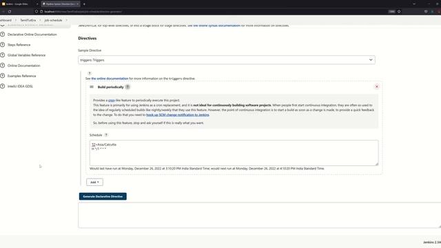 Jenkins in Tamil 32 how to schedule the job in jenkins | Jenkins for Beginners Tamil | DevOps смотреть онлайн