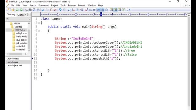05_String inbuilt methods | Java tutorial for beginners | Java string смотреть онлайн
