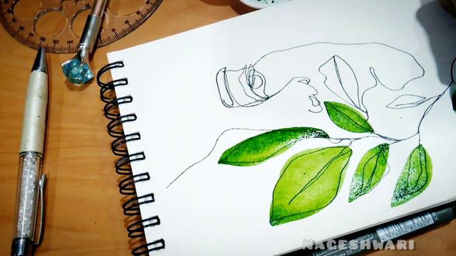 One Line Art//Easy Sketch//monoline//easy Drawing//modern Art //abstract Art //satisfying