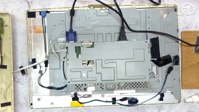 How to repair the LCD monitor Philips MWX1220i. White screen, no image. смотреть онлайн