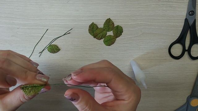 Осенняя брошь веточка Шиповника. Фоамиран+лёгкий пластилин. Легко и просто своими руками. DIY смотреть онлайн