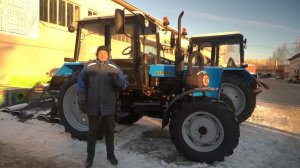 Трактор МТЗ 82 балочный. Полный обзор Беларус-82.1 23/12 с усиленным передним ведущим мостом.