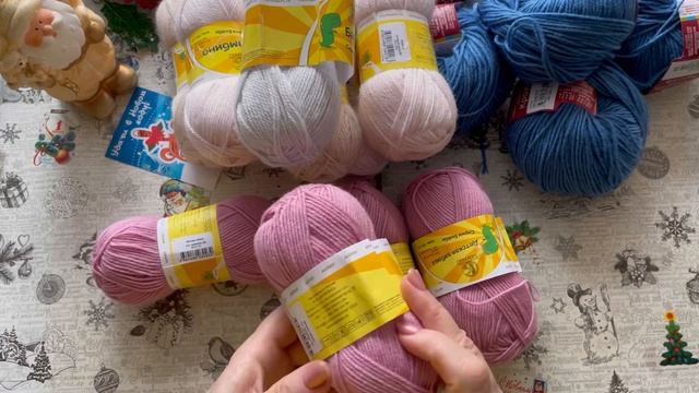 Пополнение моих запасов / Пряжа "детская серия" / Что купила в самом начале года / смотреть онлайн