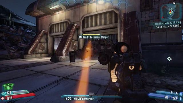 Borderlands 2 Bandit Technical hanging out in Ellies shop смотреть онлайн