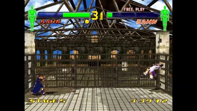 Fighting Vipers 2 - Bahn Arcade mode ""VERY Hard difficulty"" смотреть онлайн