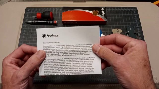 Spyderco Paramilitary 2 Blade HQ Aluminum Cosmic-Arc Scales CTS-BD1N Exclusive Knife Video смотреть онлайн