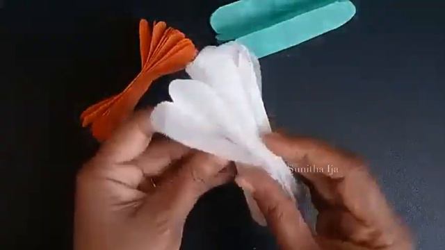 Republic/Independence Day|DIY Tricolor Handmade Paper Flower Garland Decoration for any occasion #2 смотреть онлайн